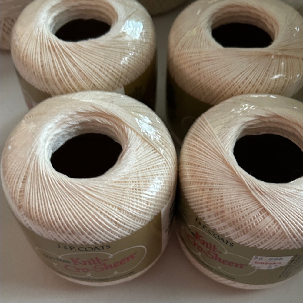 Elegant Beige Crochet Thread Collection